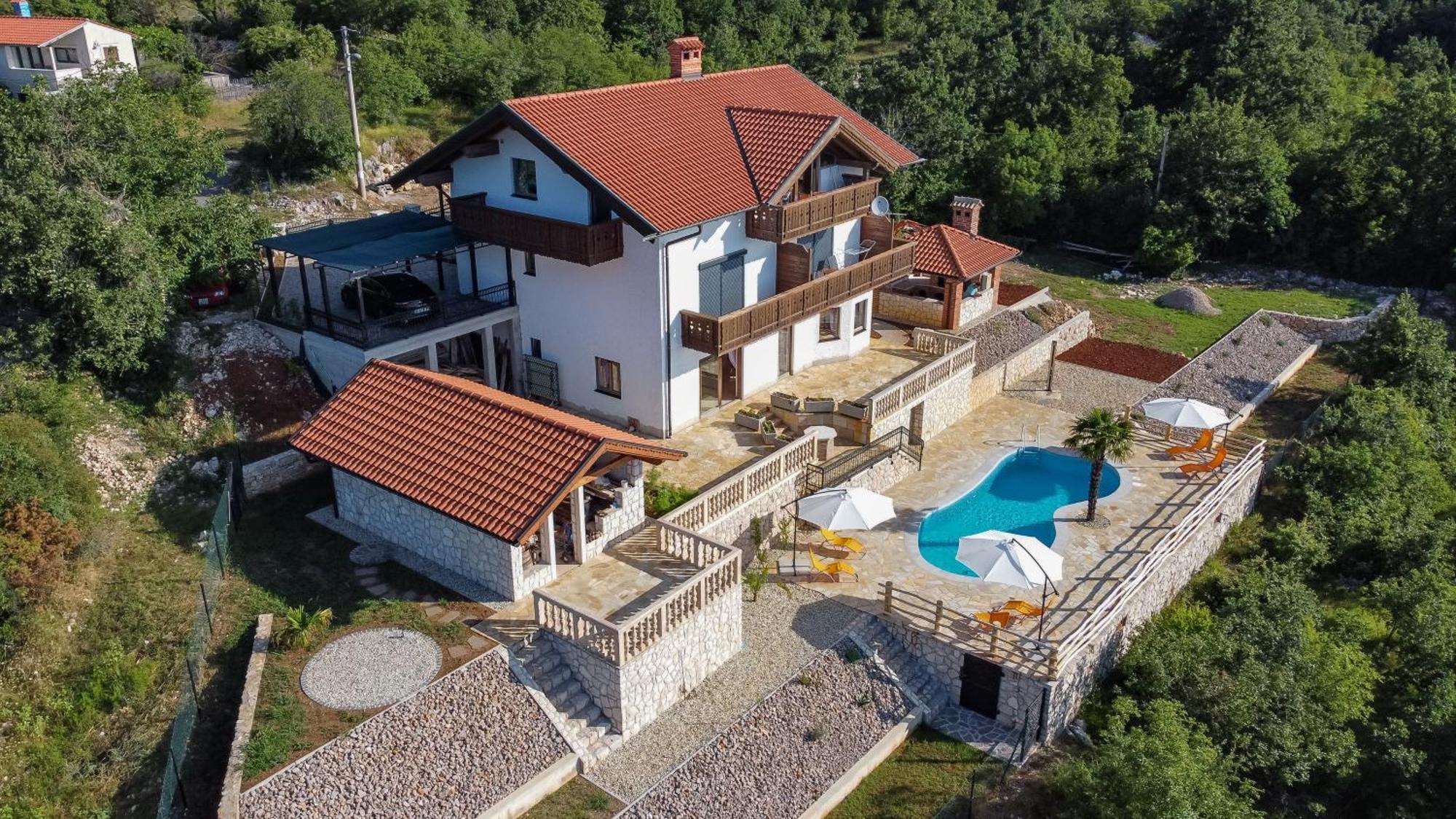 Villa Bora Moscenicka Draga Bed&Breakfast 모슈체니체 외부 사진